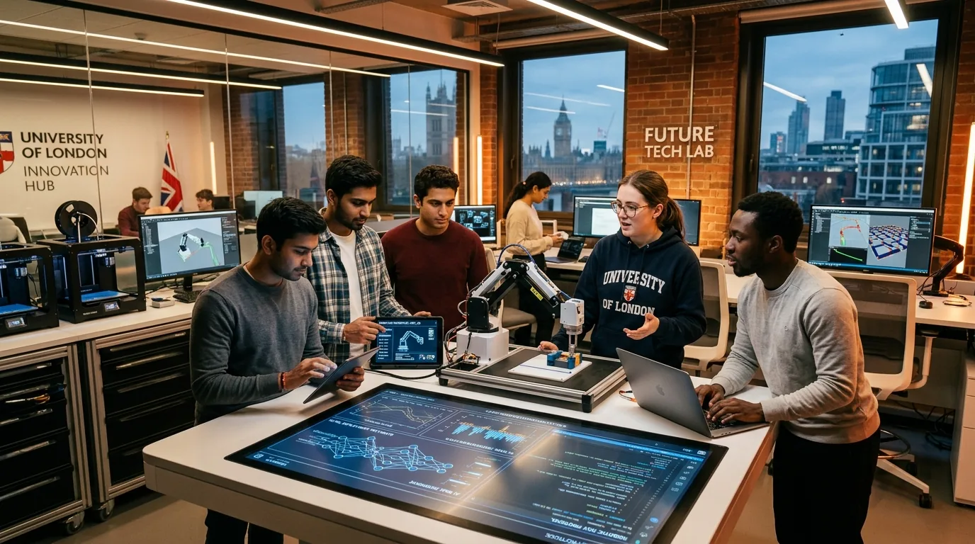 Students in tech lab preparing for AI careers