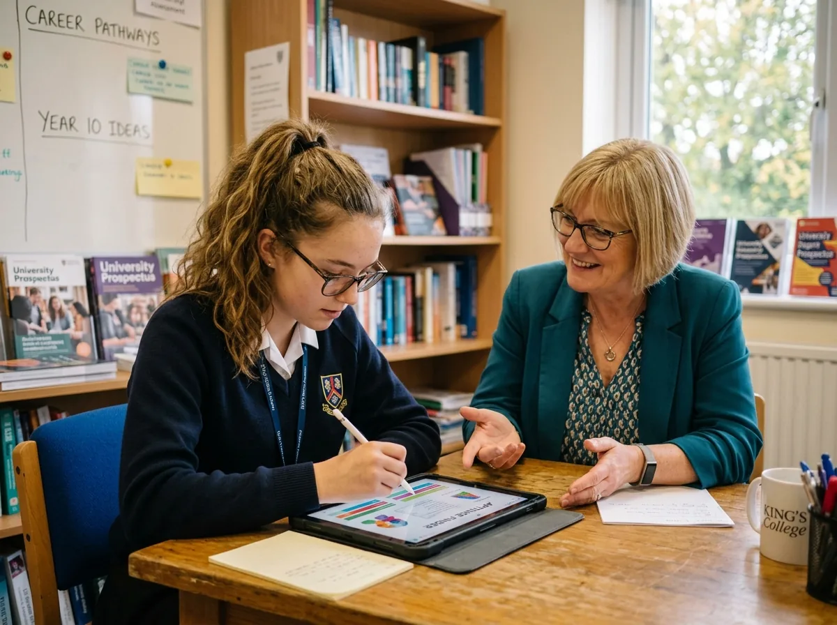 Student discovery assessment with Edupico counselor